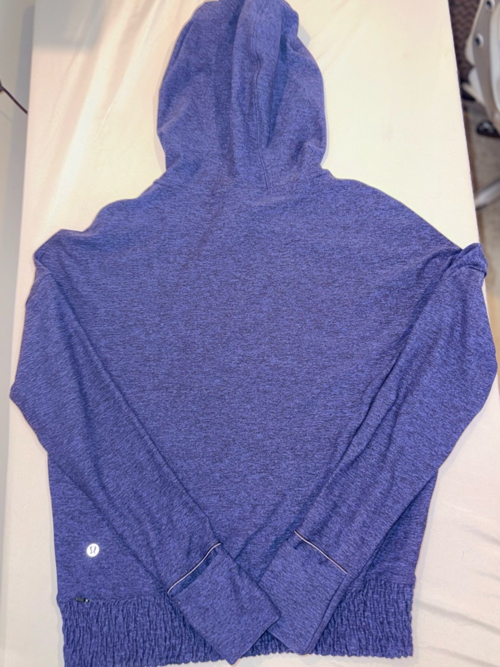 Lululemon Women Long Sleeve Blue Hooded Active Pullover Hoodie size 4 - Picture 13 of 16